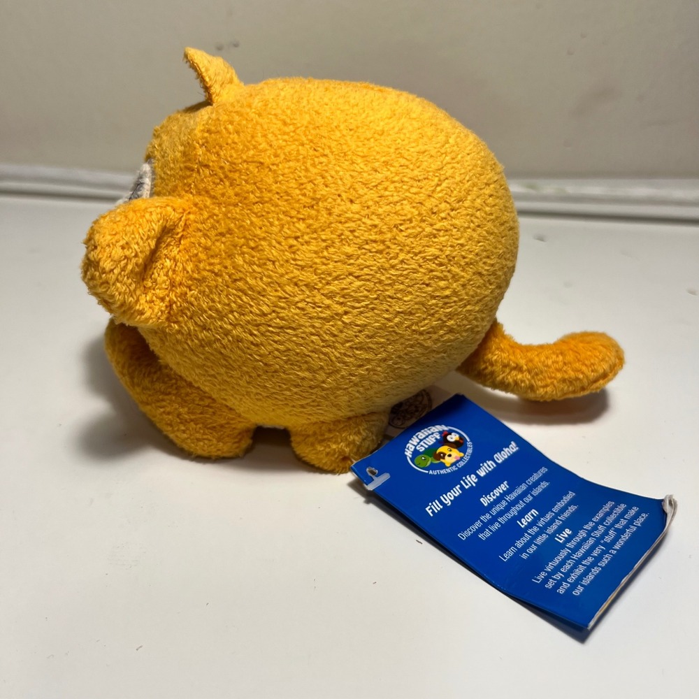 Hawaiian Stuff Small Hau'oli‎ Monkey Plush Yellow Friendliness Collectible Tag - Picture 2 of 8